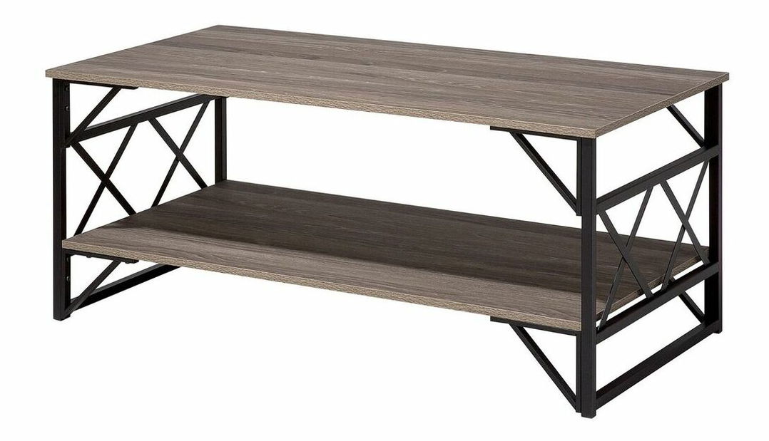 Konferenčný stolík Boton (tmavosivá)