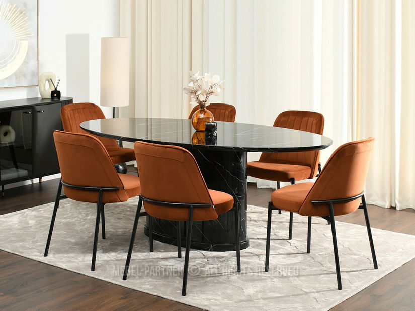 Jedálenská stolička Evidencias (čierna)