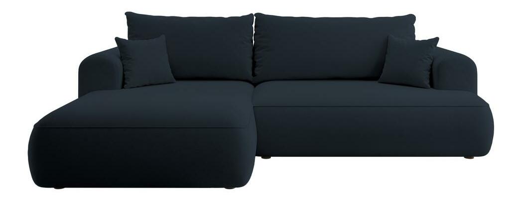 Sarokkanapé Olivo I (B) (kék + fekete)