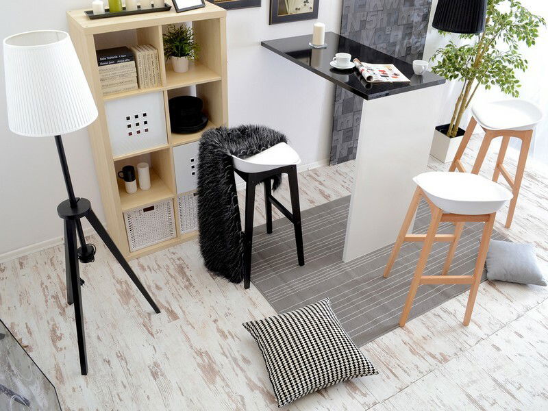 Stolička Rita (biela + buk)