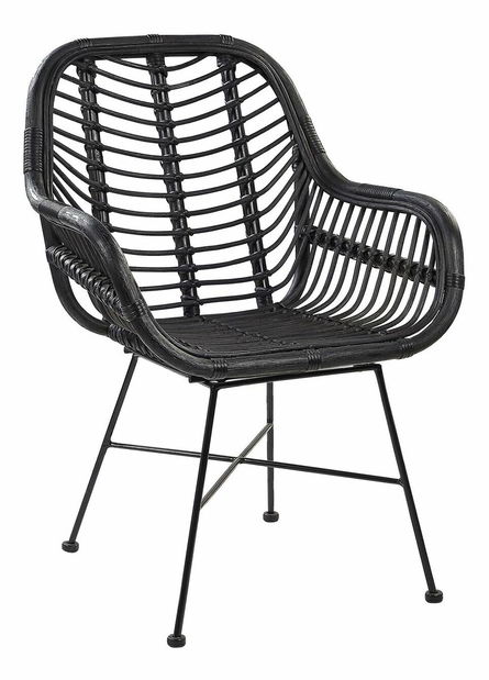 Jedálenská stolička Caron (čierna)