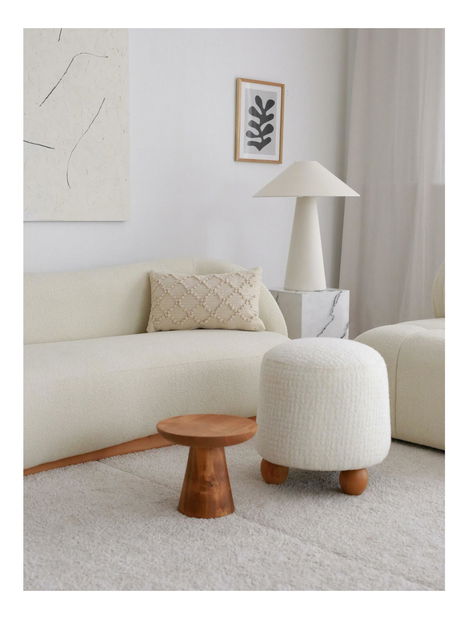 Canapea Canapea trei locuri Slenarzo (alb)