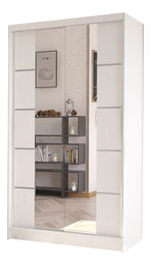 Šatníková skriňa Delana V (biela)