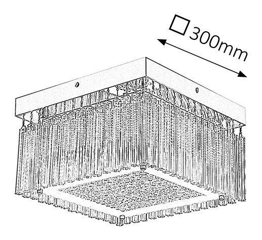 Mennyezeti lámpa Marcella 2451 (króm)