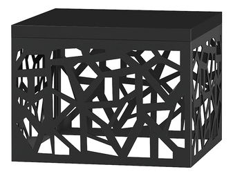 Dohányzóasztal  Tariq (fényes fekete + fekete)