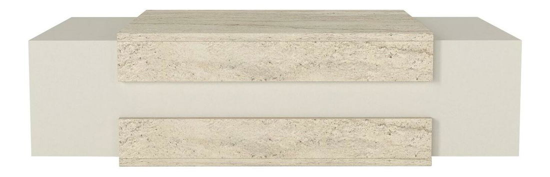 Măsuță de cafea Norika (Travertin + Nisipiu) 
