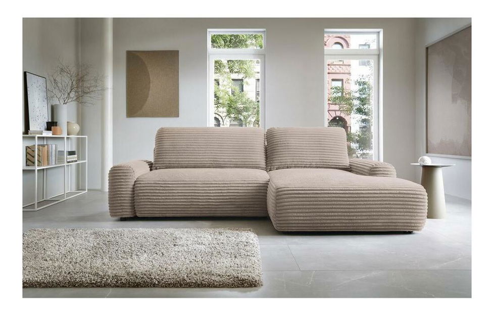 Kutna garnitura Afelia (D) (bež)