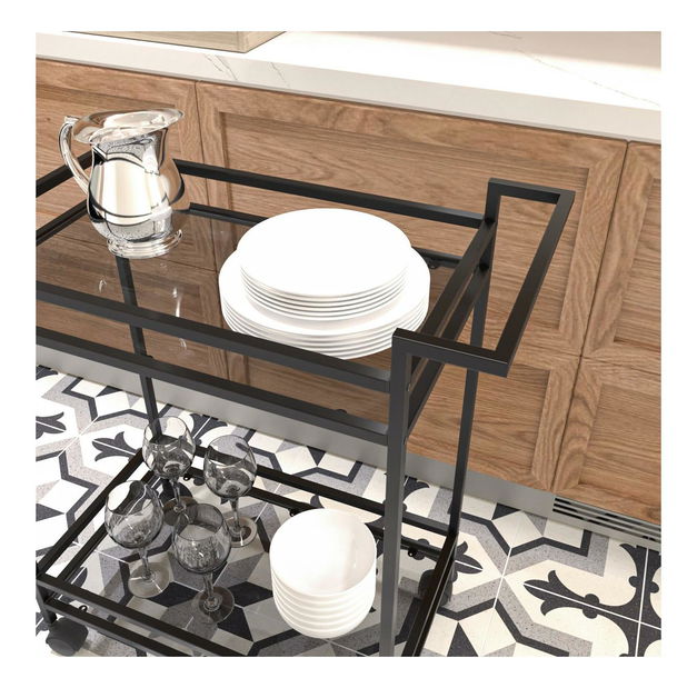 Măsuță laterală Vergilius (negru)