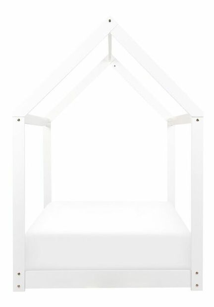 Krevet kuća 200 x 90 cm Tricia (bijela) (s podnicom)