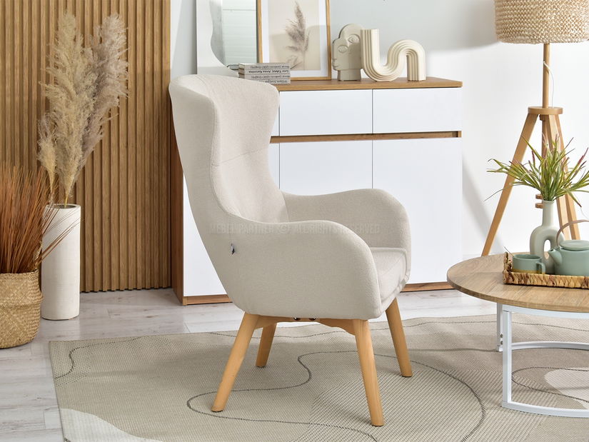 Kreslo Leto (béžová + čierna)