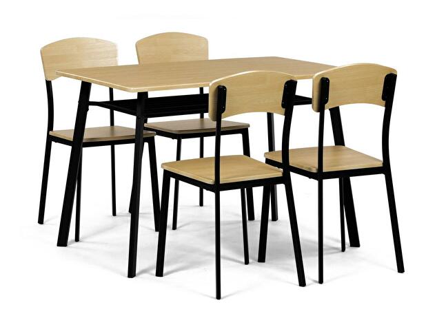 Set mobilier sufragerie Aeroplano (stejar sălbatic) (pentru 4 persoane)