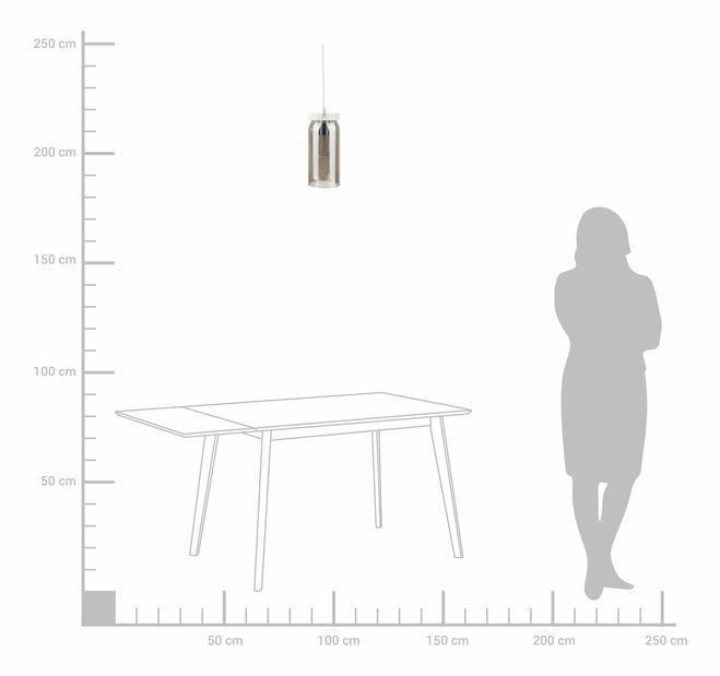 Lámpa Annapolis (szürke)