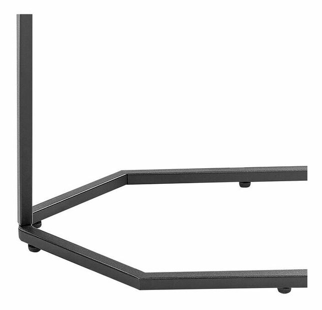 Măsuță consolă Hazie (alb + negru)