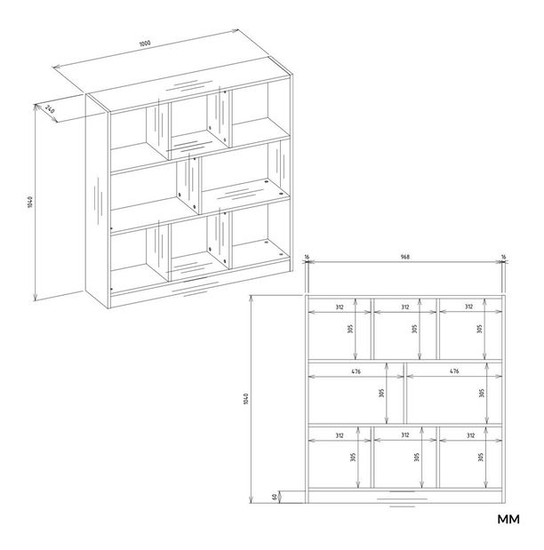Raft Fragil 2 (stejar artisan)