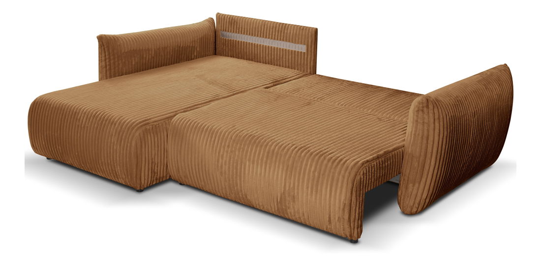 Sarok ülőgarnitúra Alondra (tevebarna) (B)