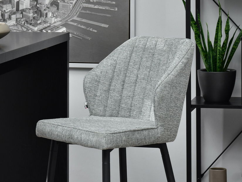 Stolica Greta H (siva + crna)