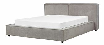 Manželská posteľ 160 cm Linza (sivá)