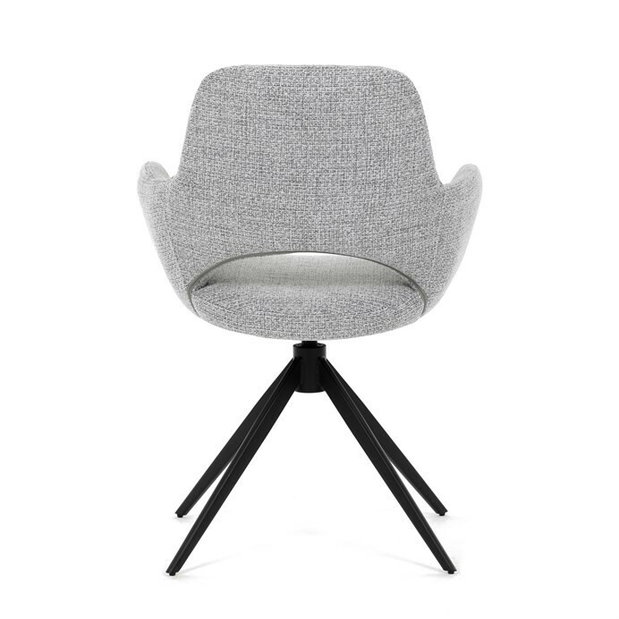 Jedálenská stolička Diamantal (sivá)