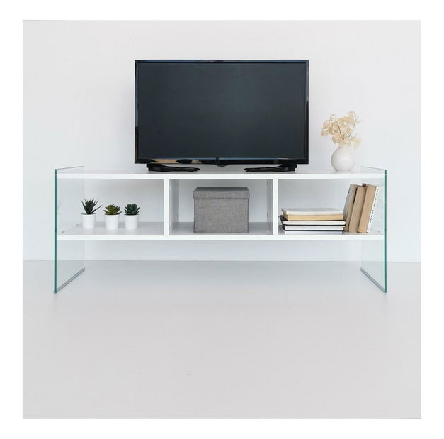 TV stolík/skrinka Vamebo 7 (biela) 