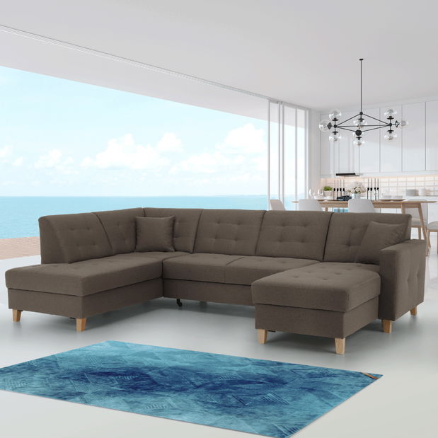 U alakú sarokkanapé Brudge (J)