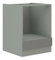Dulap inferior de bucătărie sub cuptor 60 DG Pleitton (Gri ultralucios)