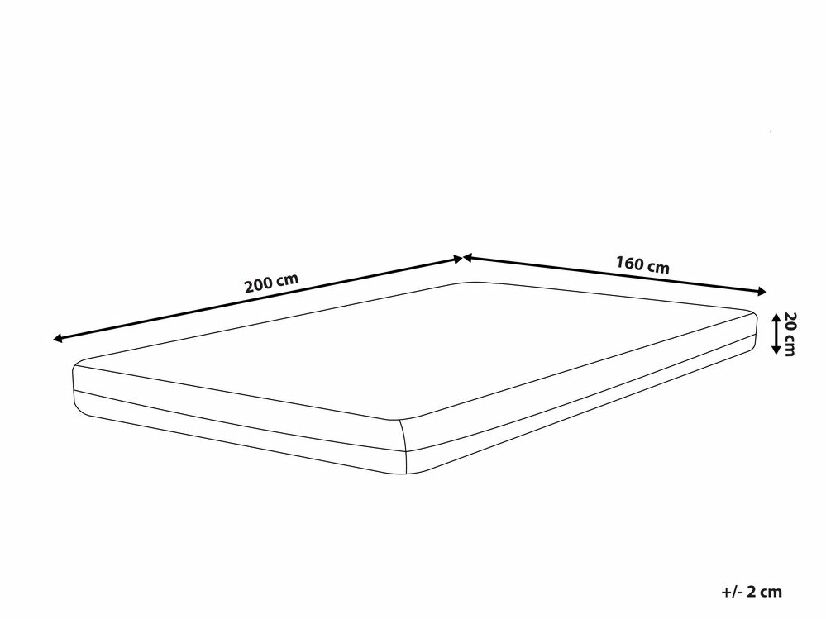Penový matrac 160x200 cm GALEO