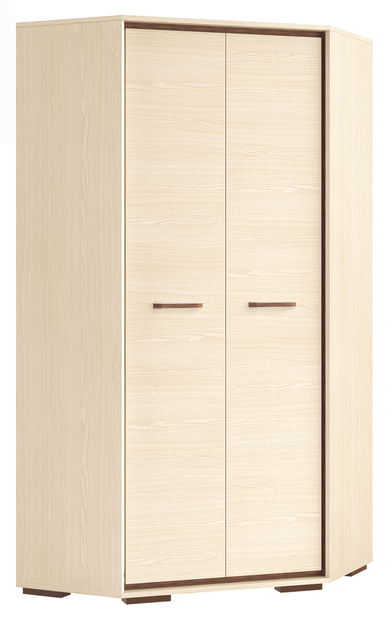 Rohová šatníková skriňa Bonti 01