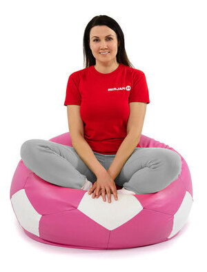 Sedací vak Sylwin 500L (biela + čierna) *bazár