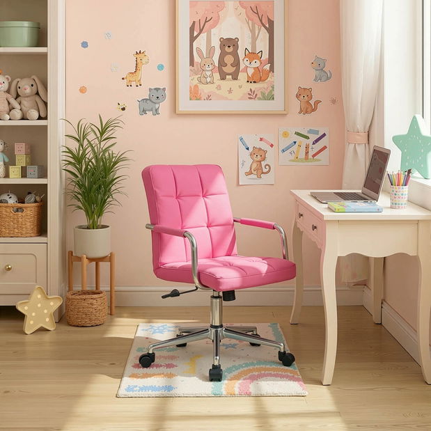Forgó gyerekszék Astronautic (rózsaszín) 