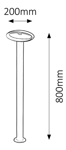 Vonkajšie svietidlo Bristol 8704 (antracit + sivá)