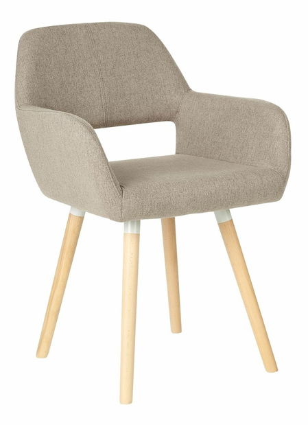 Set 2ks. jedálenských stoličiek Chico (svetlohnedá)