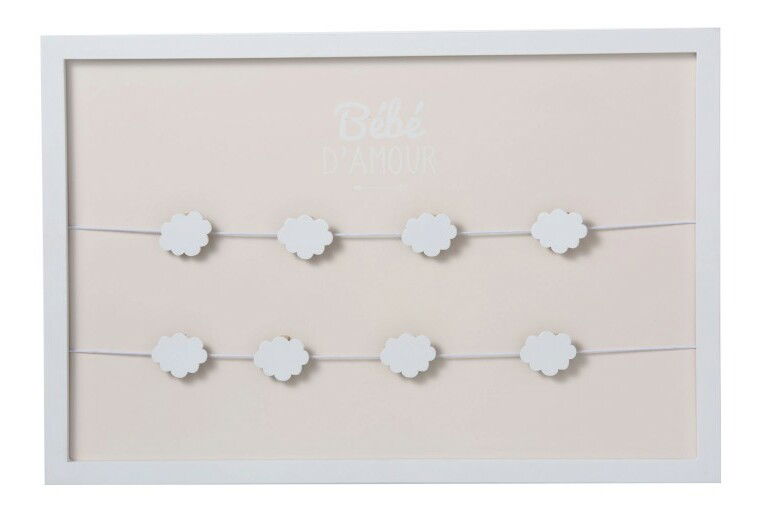 Fotorám Jolipa (biela + ružová) 2x40x60cm 