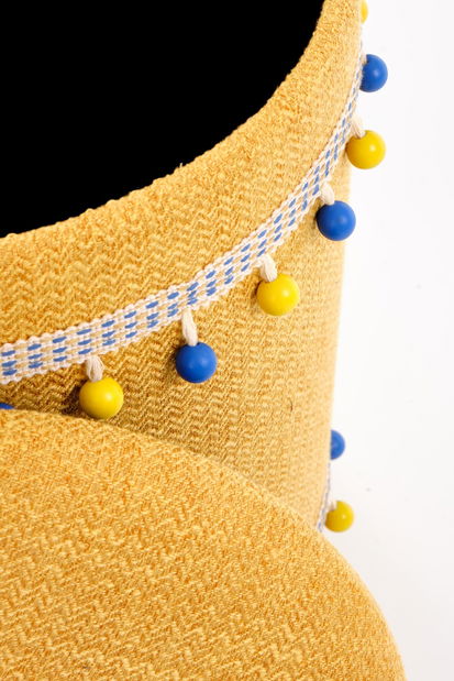 Set 2 buc. taburete Garanno (Galben)