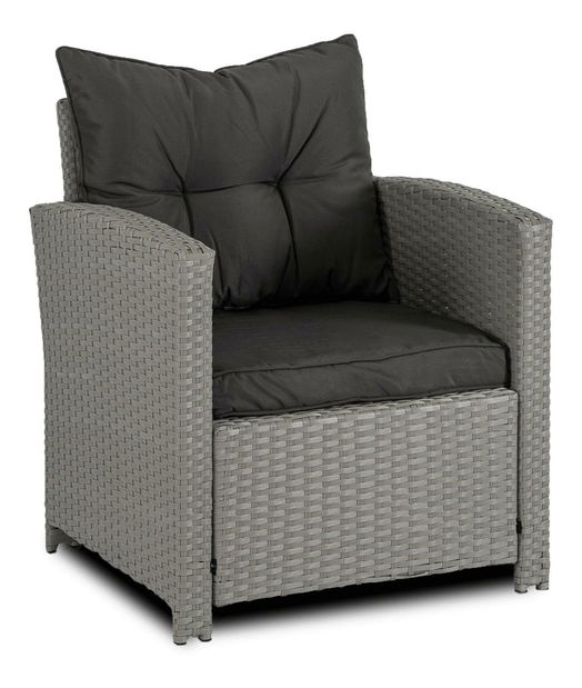 Set mobilier de grădină Comidas (gri) (pentru 7 persoane)