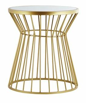 Konferenčný stolík GOLDEO (zlatá)