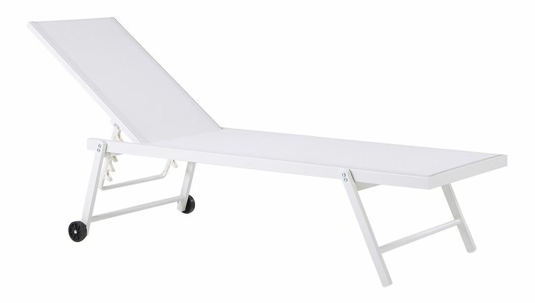 Záhradné lehátko Phillip (biela)
