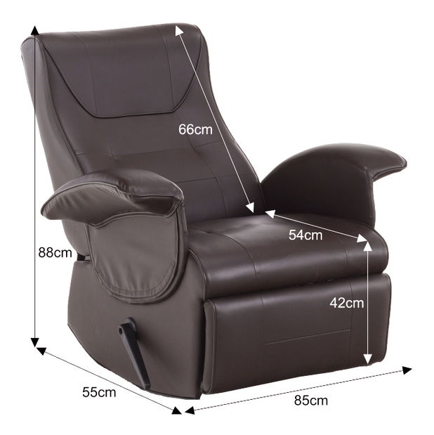 Fotelja Rohelia smeđa 