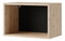 Raft suspendat Calabria P50 (stejar artisan + negru)