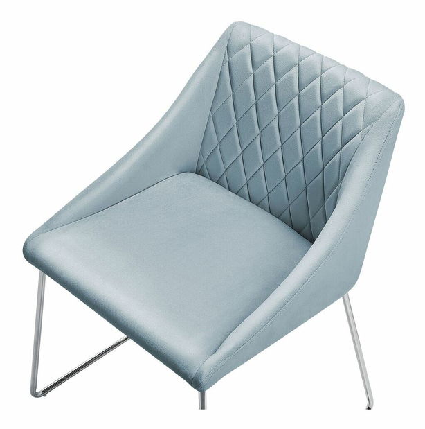 Set 2 buc. scaune pentru sufragerie Aricata (albastru deschis)