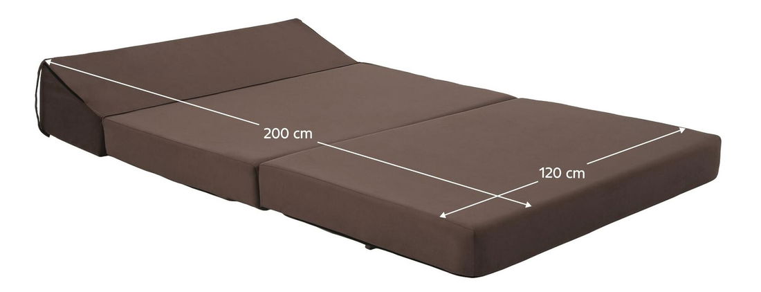 Fotoliu extensibil Viajado (maro) 