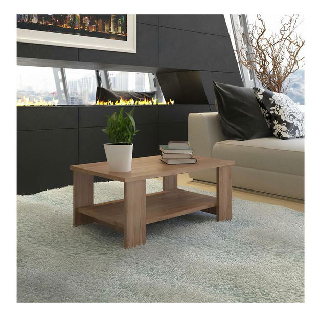 Stolić za kavu Bulah (hrast craft dunkel)