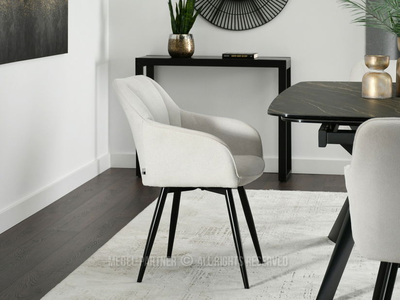 Scaun Bonita (crem + auriu)