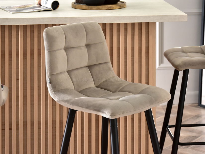 Stolica Nico (bež + crna)