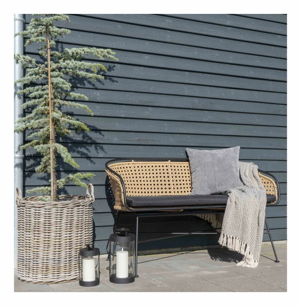 Set de 2 felinare Bmidina (negru)