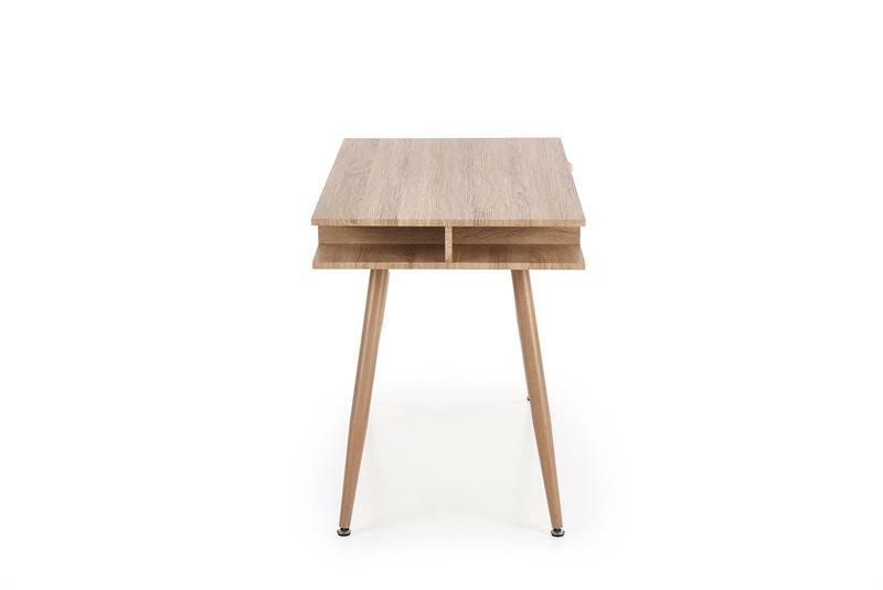 PC stolić Bernie (svijetlo drvo + bijela)