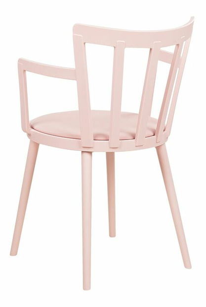 Set 4 ks jedálenských stoličiek Morza (ružová)