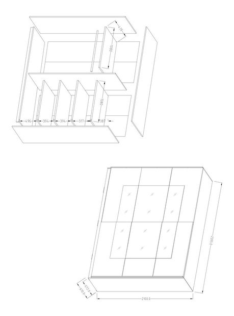 Dulap de haine Benson Typ 58 (negru)