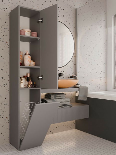 Kúpeľňová skrinka Neltossa 15 (svetlohnedá)