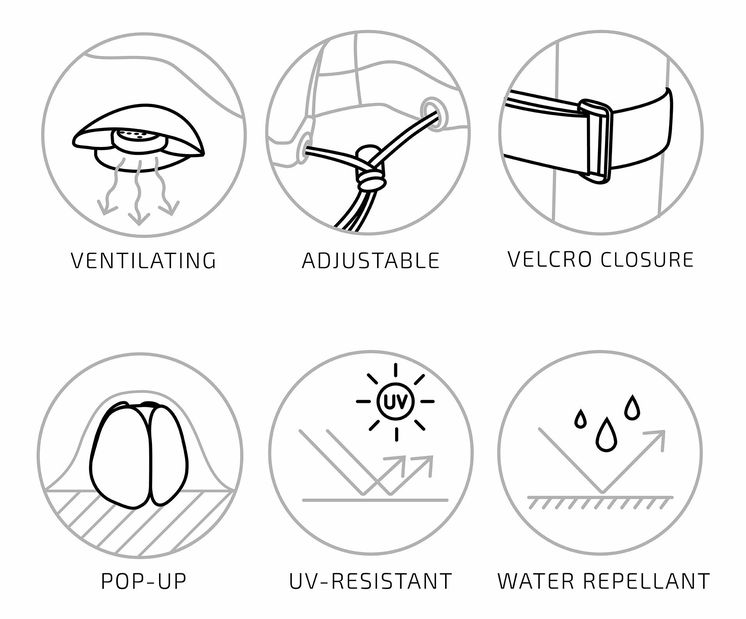 Husă pentru mobilier de grădină Lvasalia 5 (negru)