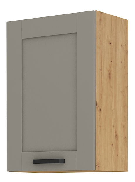 Dulap superior de bucătărie Lucid 50 G 72 1F (Stejar artisan + claygrey)